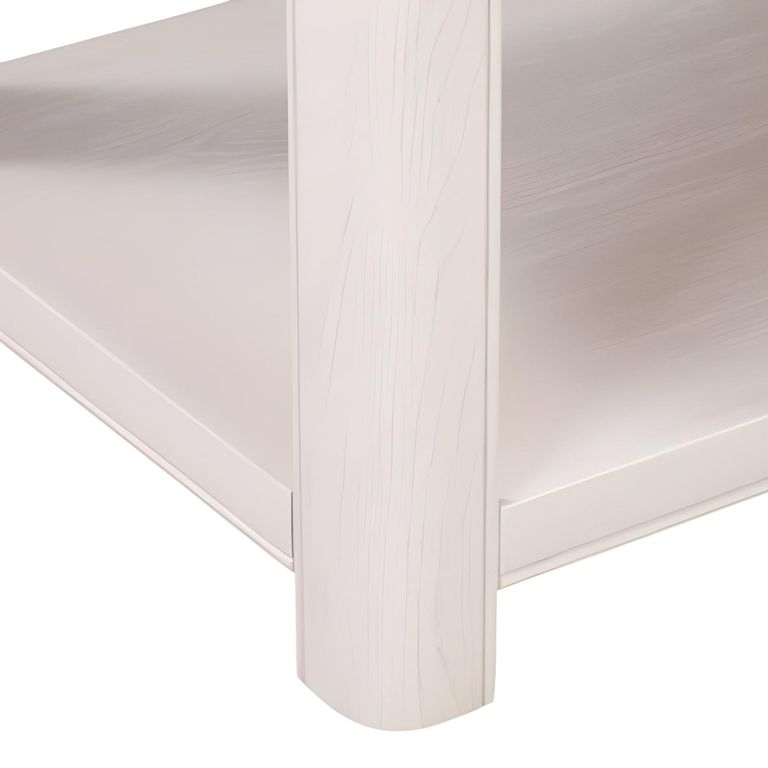 Clarion Coffee Table - with Shelf - Oak and Grey