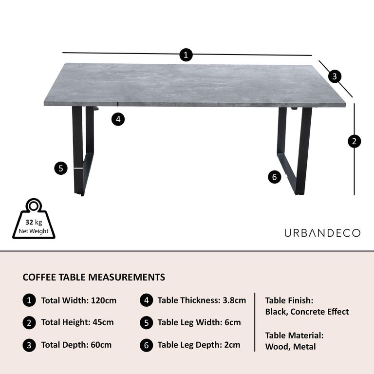 Clearance - Texas Grey Coffee Table