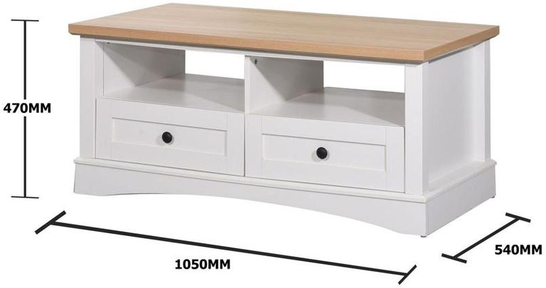 Cobb 2 Drawer Coffee Table - Variant Available
