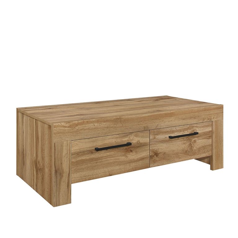 Compton Coffee Table - 4 Drawer - Oak