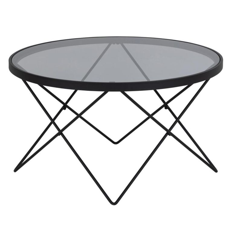 Cuxton Coffee Table - Round - Smoked Glass