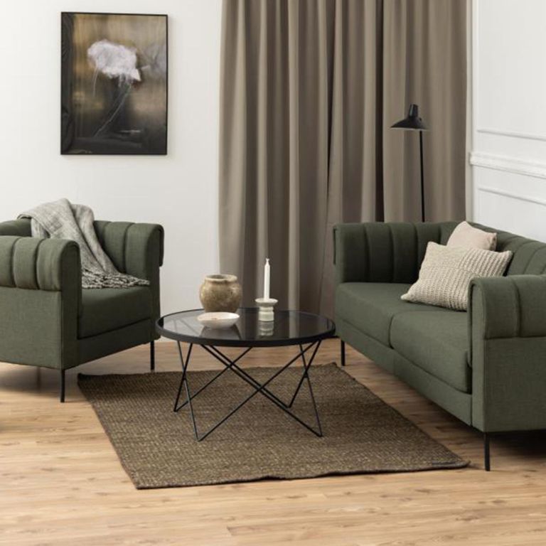 Cuxton Coffee Table - Round - Smoked Glass