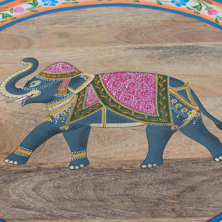 Darambue Coffee Table - Mango Wood - Painted - Round