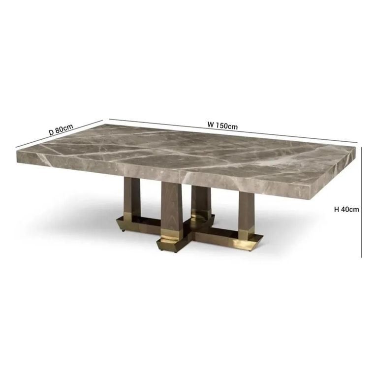 Daytona Coffee Table - Marble - Variation Available