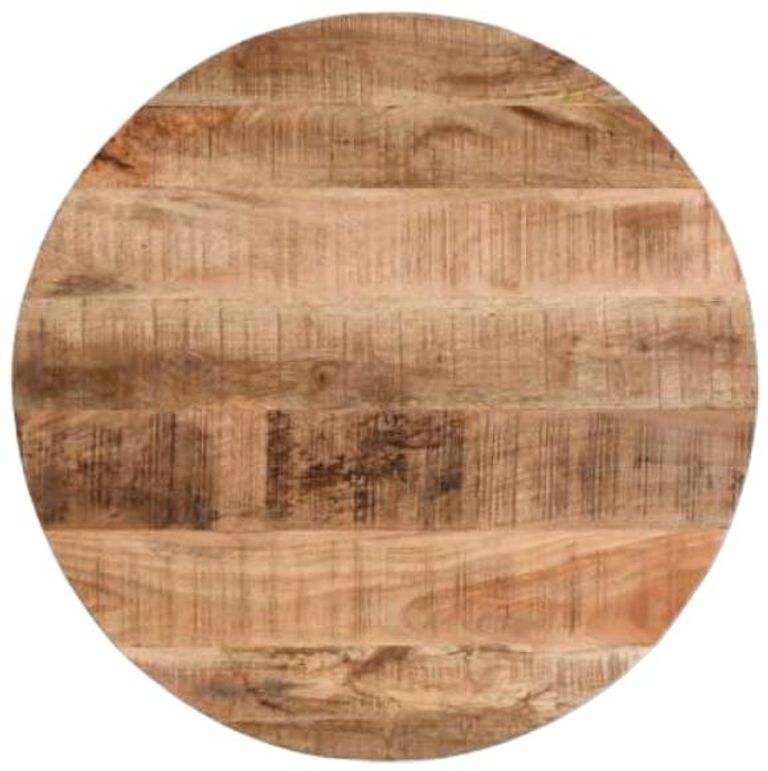 Dispur Solid Mango Wood 80cm Round Coffee Table
