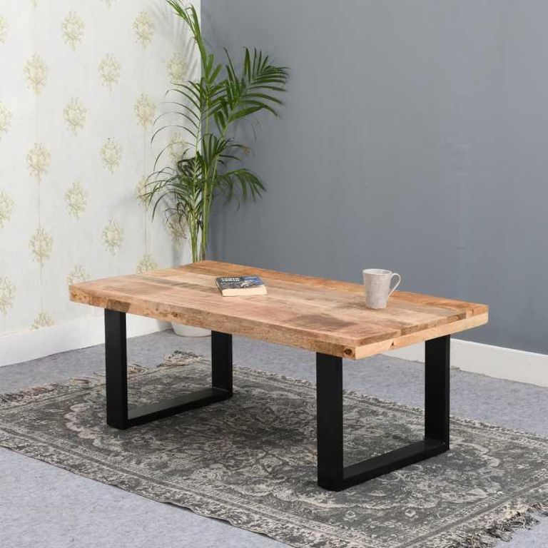 Dispur Solid Mango Wood Coffee Table