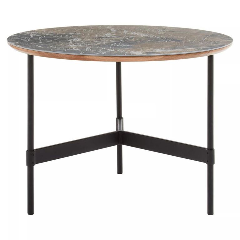 Doha Coffee Table - Round - Grey Slate