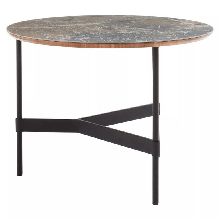 Doha Coffee Table - Round - Grey Slate
