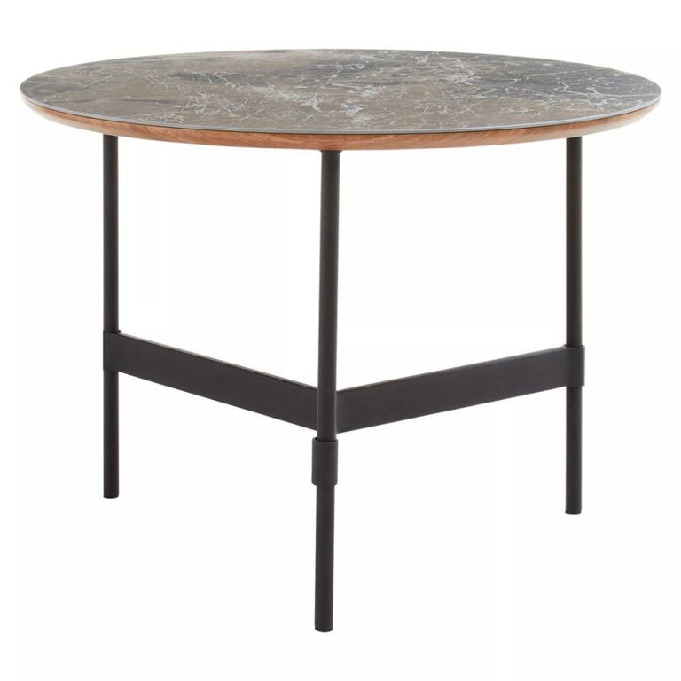 Doha Coffee Table - Round - Grey Slate