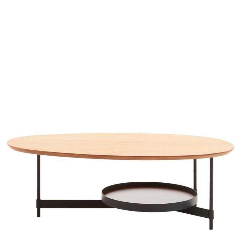Doha Coffee Table - Oval - Walnut
