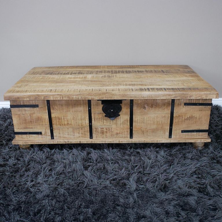 Coffee Table - Large Trunk - Mango Wood