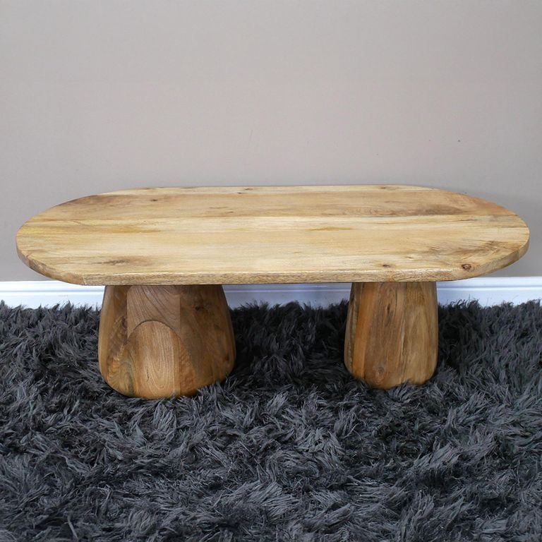 Coffee Table - Oval - Mango Wood