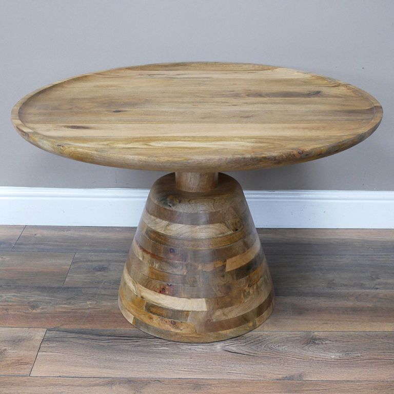 Coffee Table - Oval - Large - Mango Wood