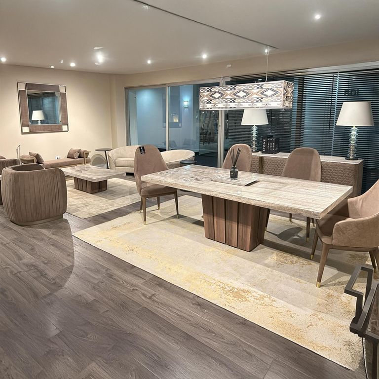 Empire Occasional Table - Marble with Wooden Base - Variation Available