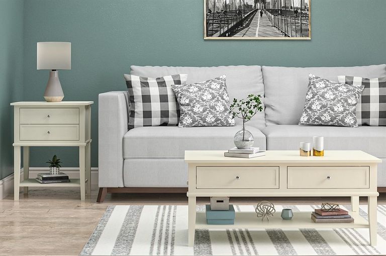 Francis Coffee Table in White - 7917013COMUK