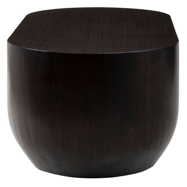 Gabelle Coffee Table - Oval - Dark Bamboo Wood
