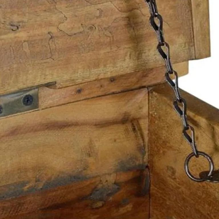 Gerber Coffee Table - Recycled Wood - Cart Style