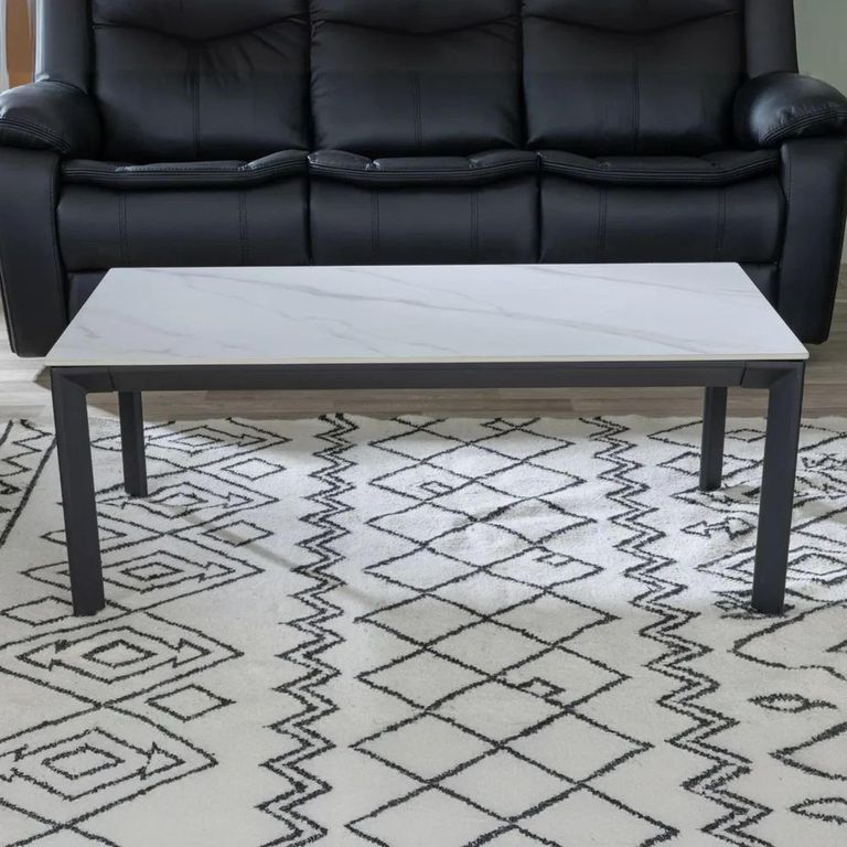 Glade White Ceramic Coffee Table