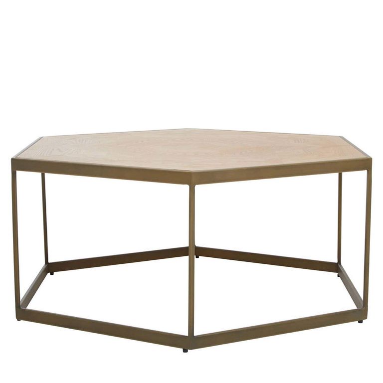 Grenoble Coffee Table - Hexagonal - Oak