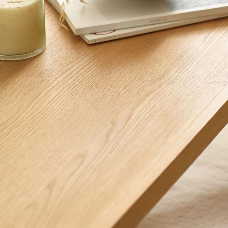 Haddon Coffee Table - 110cm - Natural Oak