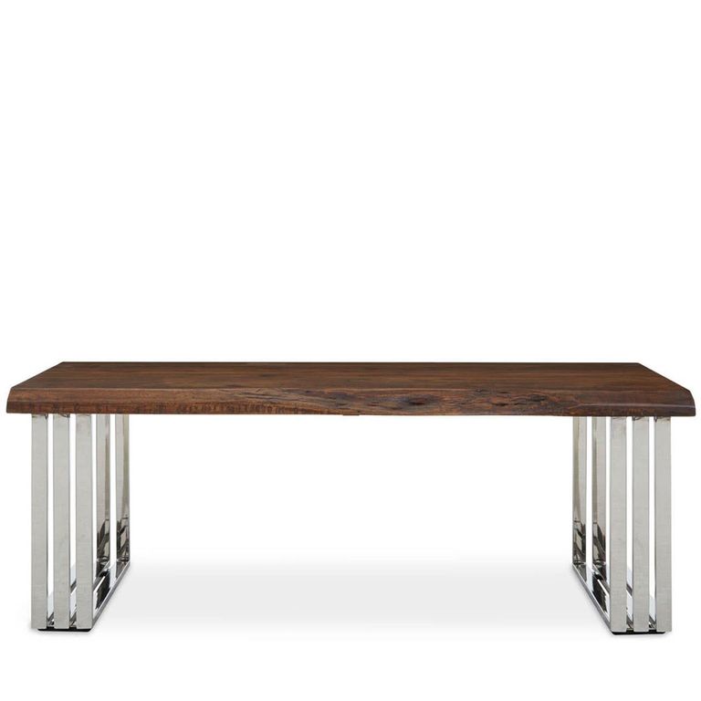 Hampstead Coffee Table - Acacia Wood and Metal