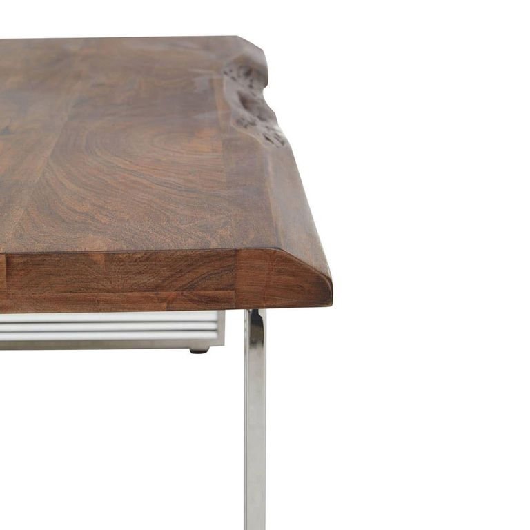 Hampstead Coffee Table - Acacia Wood and Metal