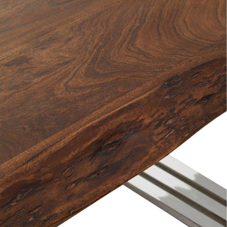 Hampstead Coffee Table - Acacia Wood and Metal