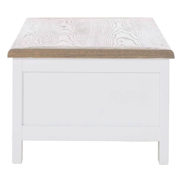 Hampstead Coffee Table - 2 Drawer - White Wood