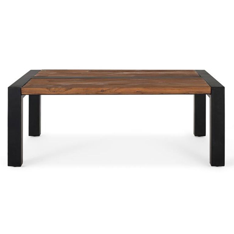 Harlech Coffee Table - Industrial Style - Solid Teak Wood