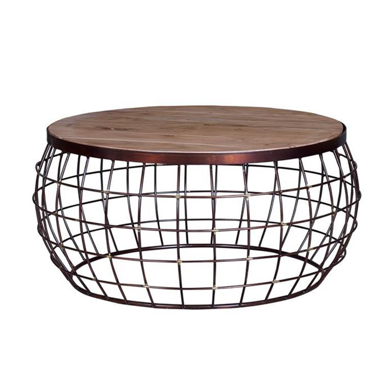 Hemagoma Coffee Table - Mango Wood - Round - Set of 2