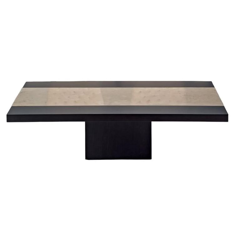 Hermes Coffee Table - Marble with Wooden Base - Variation Available
