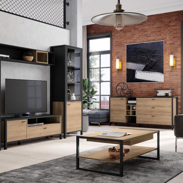 High Rock Oak Effect Coffee Table