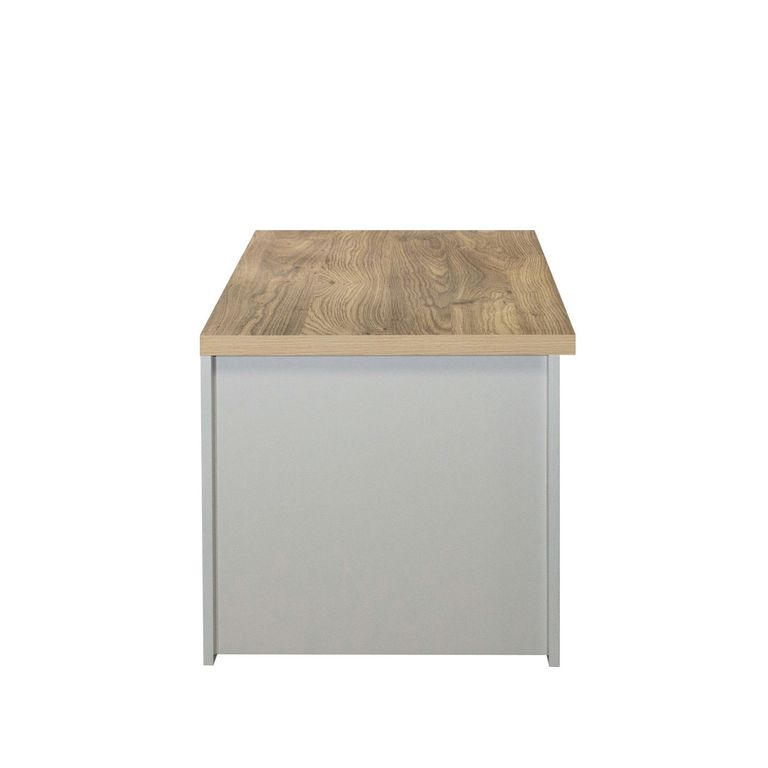 Highgate Coffee Table - 2 Drawer - Grey Painted
