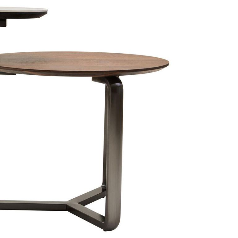 Imperia Coffee Table - 2 Tier - Round - Brown