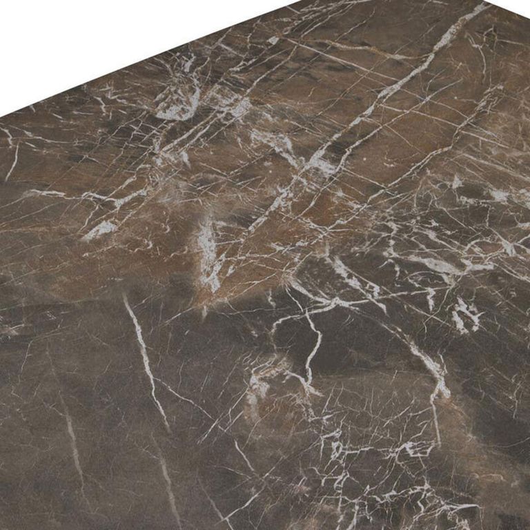 Imperia Coffee Table - Grey Ceramic - with Shelf