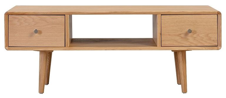 Jenson Oak Coffee Table - 2 Drawer
