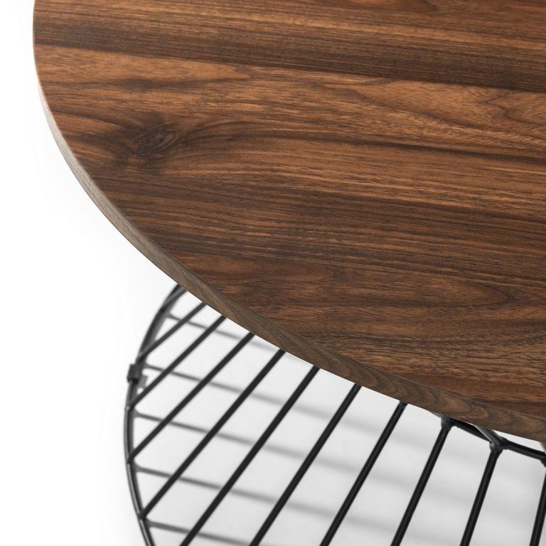 Jersey Coffee Table - 79cm - Round - Walnut