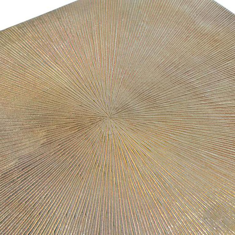 Kingalamila Coffee Table - Bronze Metal - Square - Set of 2