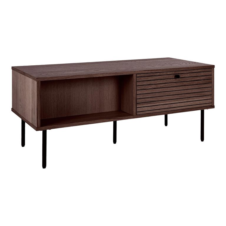 Kyoto Coffee Table - 2 Drawer - Smoked Oak