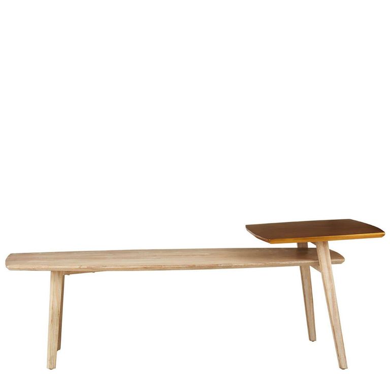 Kyra Coffee Table - 2 Tier - Natural Elm Wood