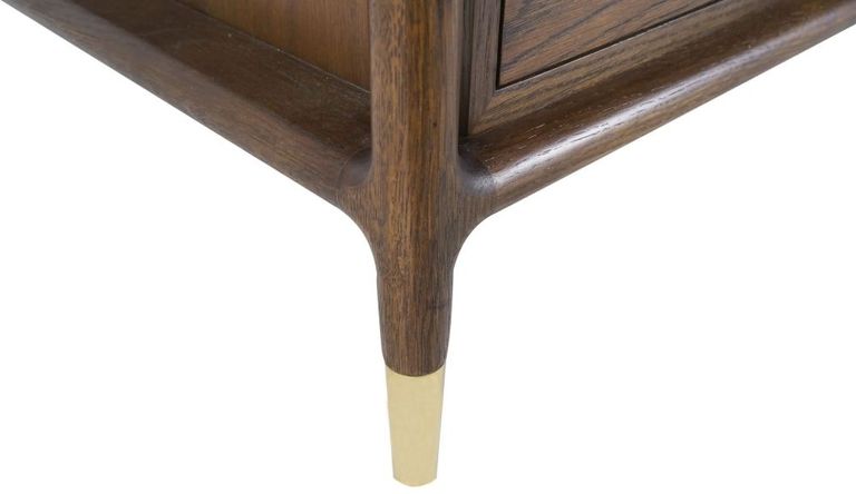 Lafe Walnut 2 Drawer Coffee Table