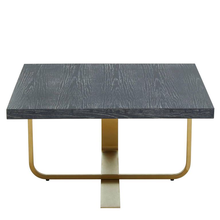 Lena Coffee Table - Square - Black - Oak