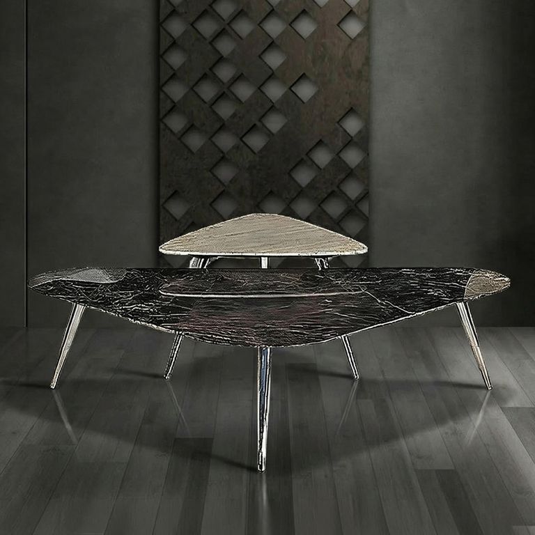 Livia Coffee Table - Triangle - Marble - Variation Available