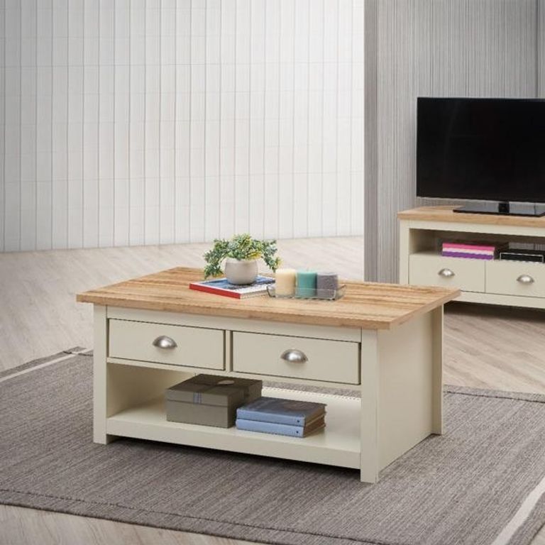 Lyman 2 Drawer Coffee Table - Variant Available