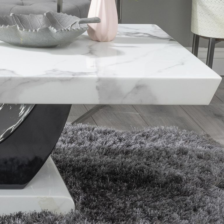 Madrid White Marble Coffee Table