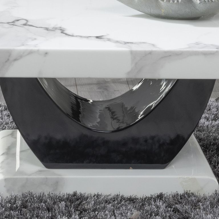 Madrid White Marble Coffee Table