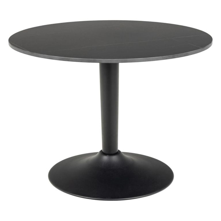 Malta Coffee Table - Round - Black Ceramic