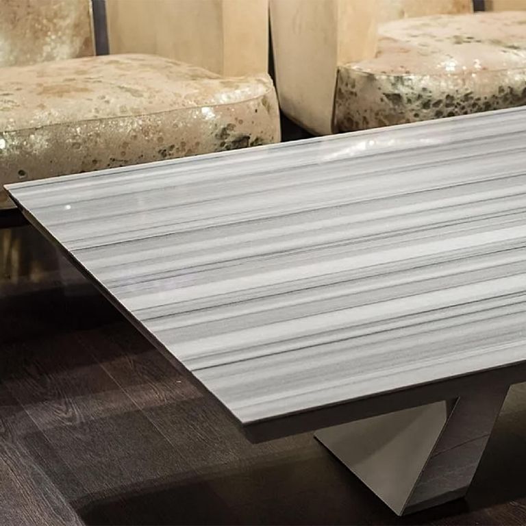 Butterfly Occasional Table - Marble with Stainless Steel Base - Variation Available