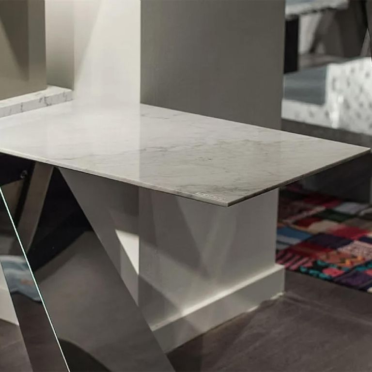 Butterfly Occasional Table - Marble with Stainless Steel Base - Variation Available