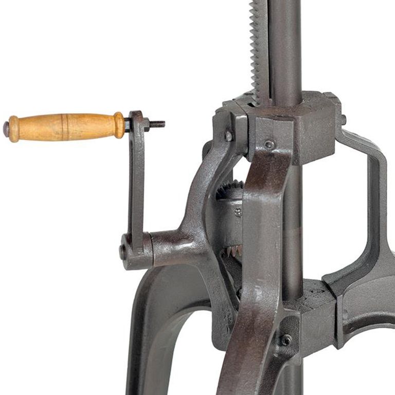 Negero Coffee Table - Industrial Style - Recycled Wood - Round - Adjustable